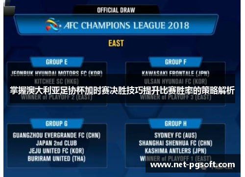 掌握澳大利亚足协杯加时赛决胜技巧提升比赛胜率的策略解析